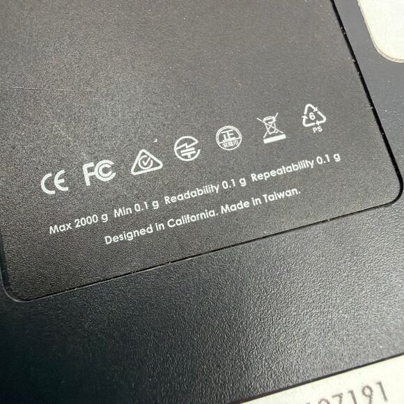 Acaia Pearl 2021 AP008 Black Coffee Scale w/ Charger – Tested, Read - Picture 4 of 9